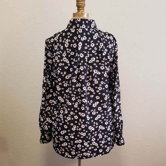 JONES NEW YORK Floral Button Down Blouse - Picture 6 of 8